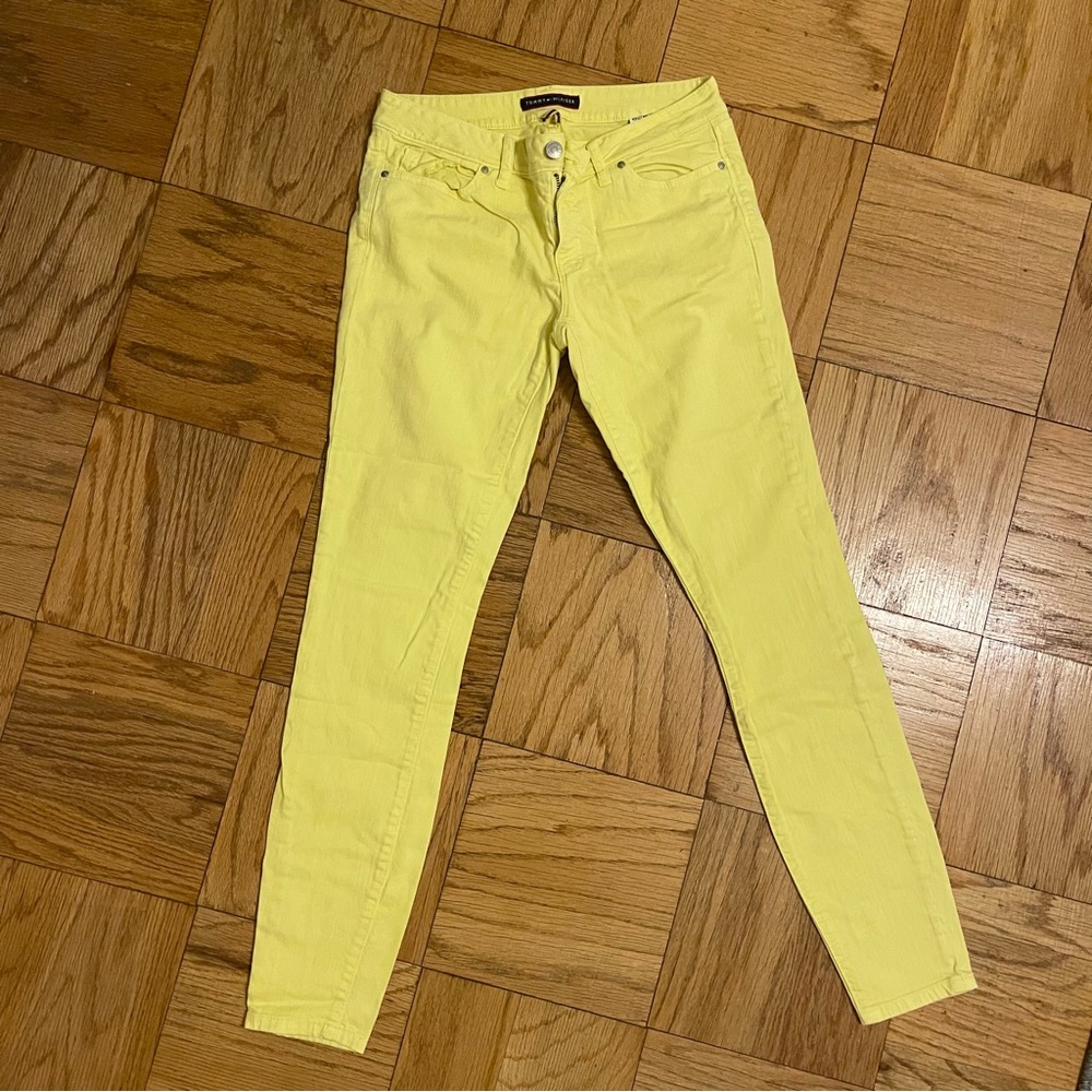 Tommy Hilfiger yellow jeans